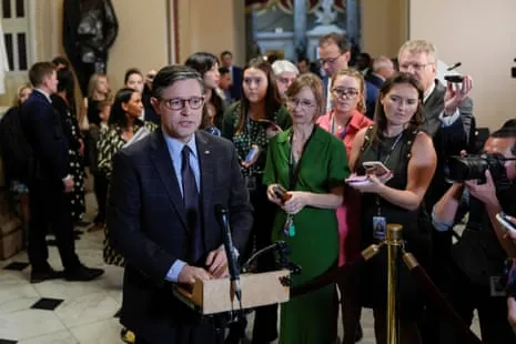 Congress Passes Spending Measure as Opposition Decry Healthcare Cuts: “We Do Not Serve Trump”